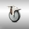 Service Caster 5 Inch 316SS Thermoplastic Rubber Swivel Top Plate Caster with Total Lock Brake SCC-SS316TTL20S514-TPRB - alternate 1